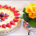 Torta mimosa alle fragole