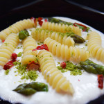 Fusilli asparagi e pepe rosa