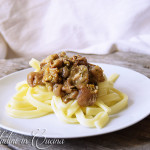 Tagliatelle ai pinaroli (suillus luteus)