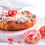 Torta di mele e rose