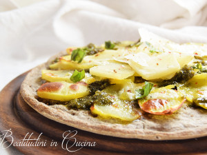 Focaccia pesto e patate