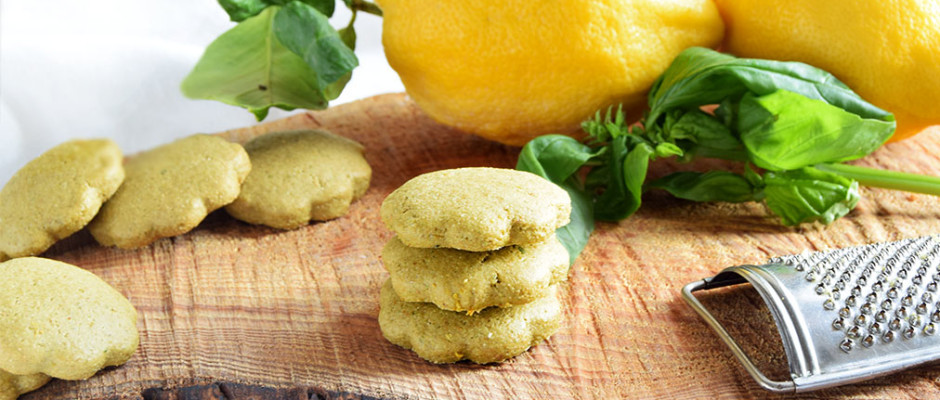 Biscotti basilico e limone