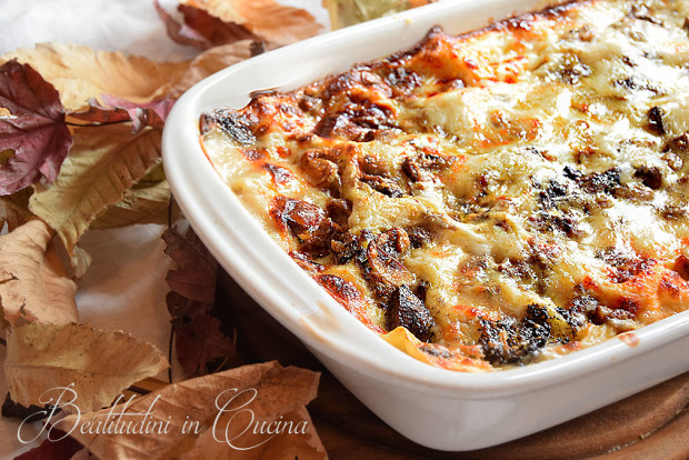 Lasagne ai funghi porcini