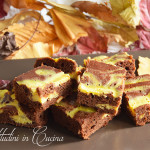 Brownies variegato al philadelphia