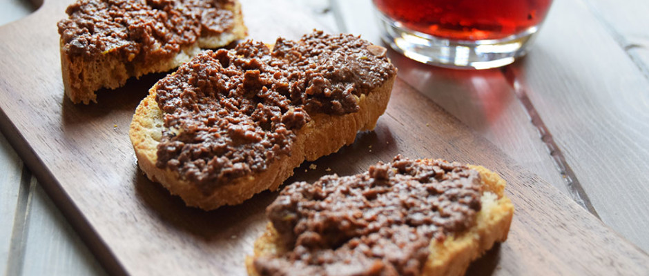 Crostini di fegatini toscani