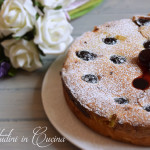 Crostata con crema frangipane e amarene