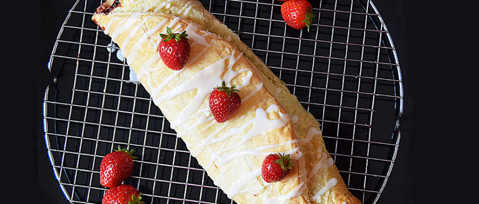 Strudel di frutti rossi e formaggio