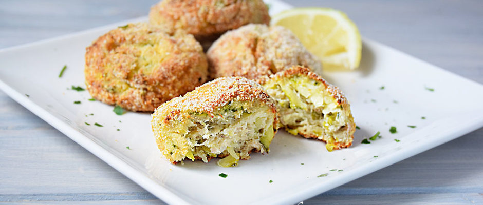 Polpette tonno e zucchine e ricotta light