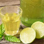 Liquore al basilico e lime