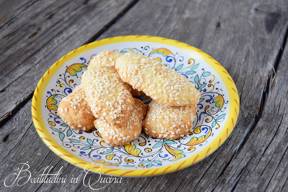 Biscotti siciliani al sesamo
