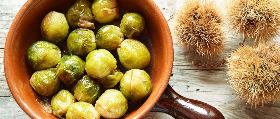 Cavoletti di Bruxelles alla birra di castagne