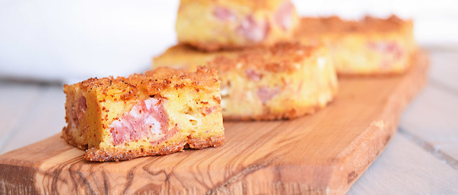 Torta salata di pane raffermo