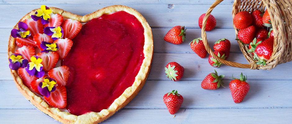 Crostata fragole e ricotta