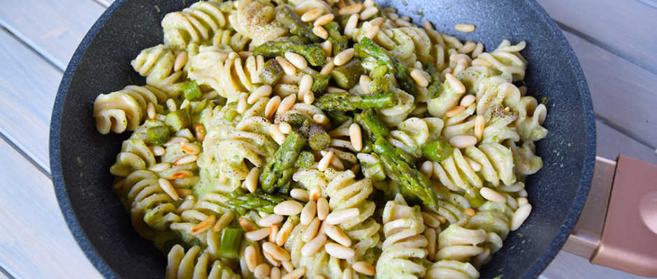 Fusilli robiola e asparagi