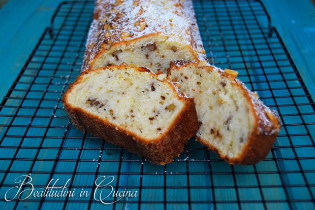 Plumcake ricotta e noci