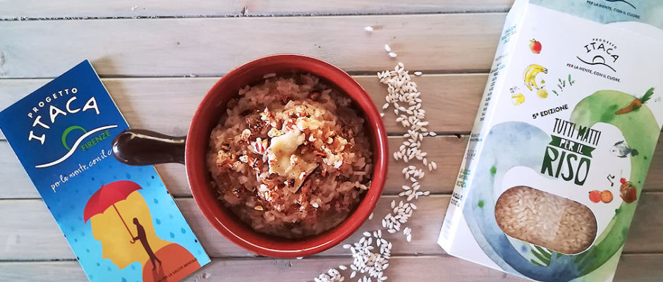 Risotto ai funghi, toma di montagna e noci