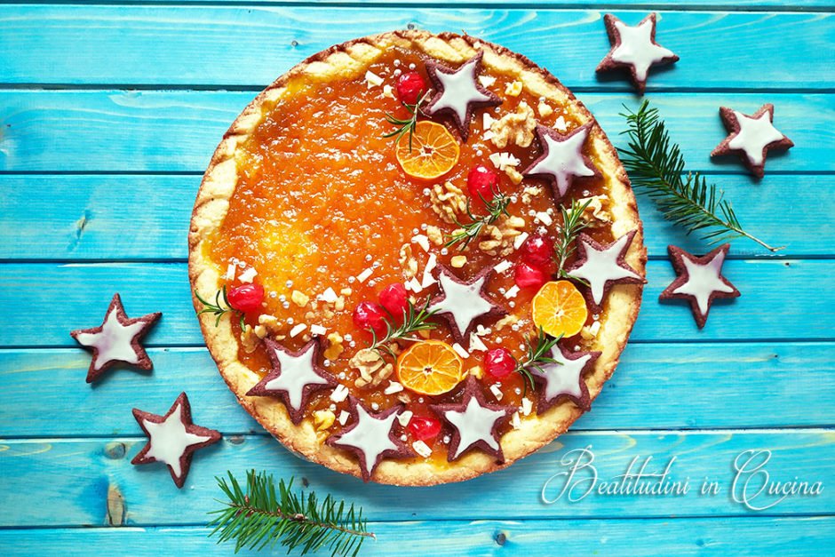 Crostata di Natale alle clementine