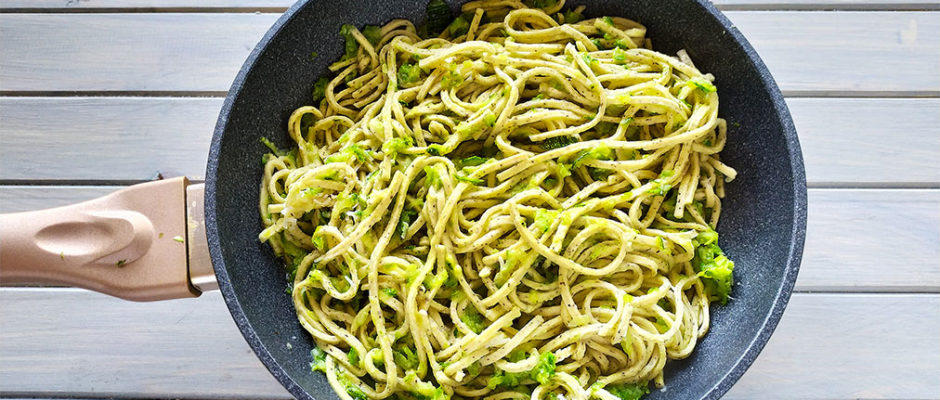 Tagliolini al tartufo e zucchine