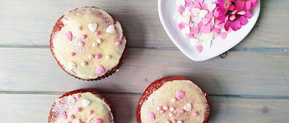 Cupcake cocco e fragola