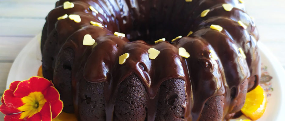 Bundt cake cioccolato e arancia