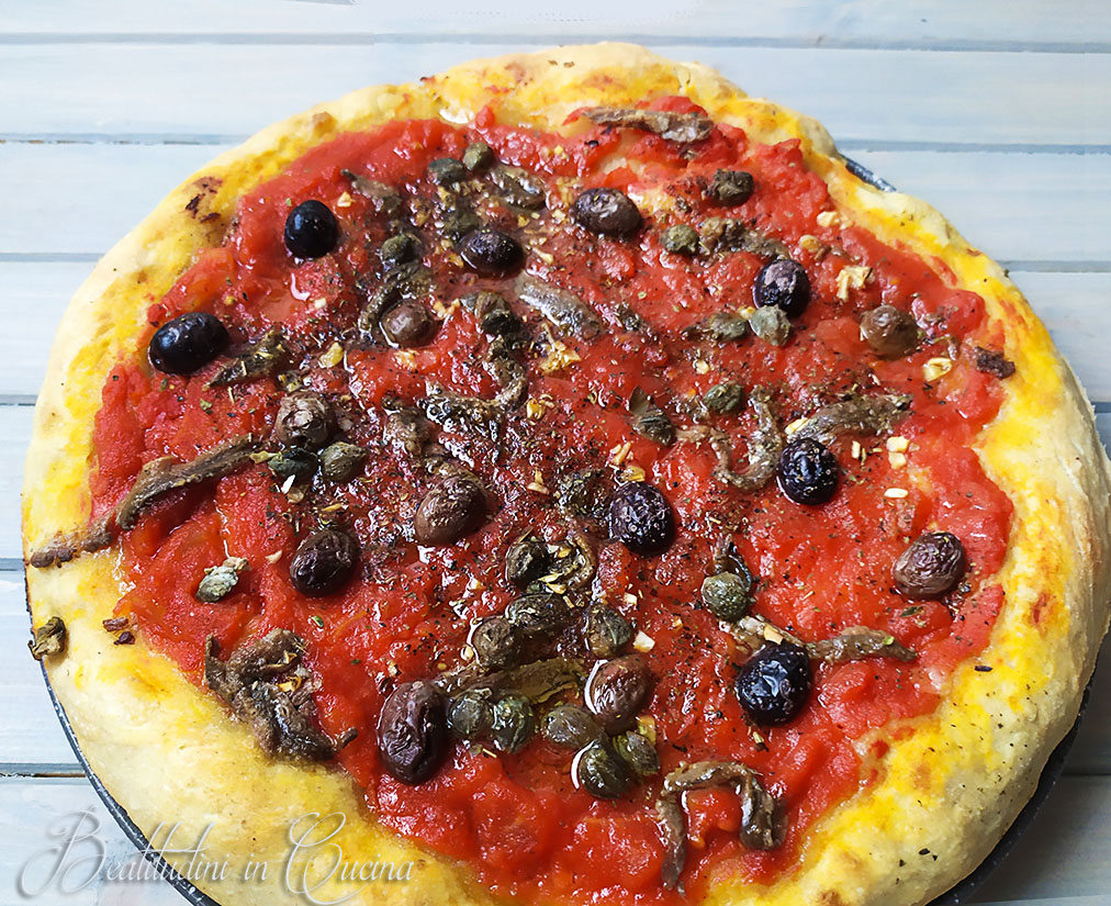 pizza rossa sardenaira Sanremo