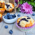 Blueberry streusel muffin