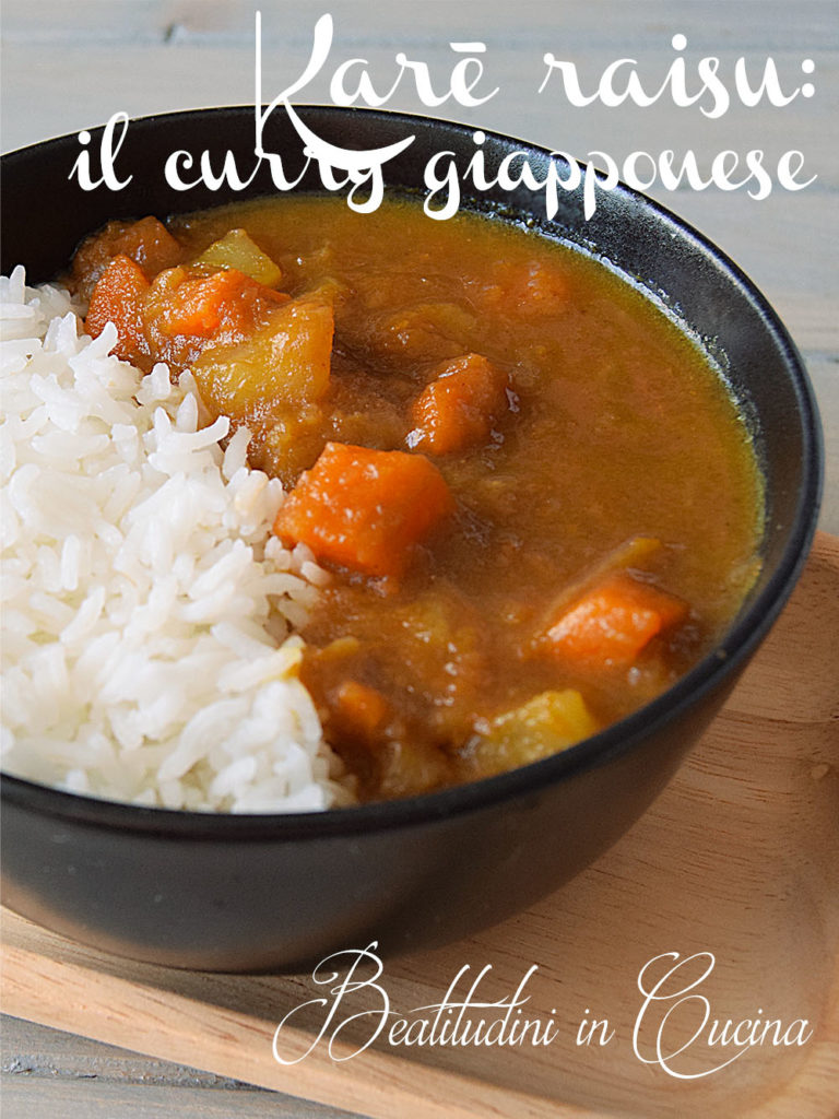 Kare raisu curry con riso Giappone