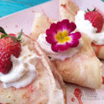 Crepes panna e fragole