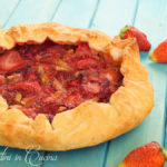 Galette fragole e rabarbaro