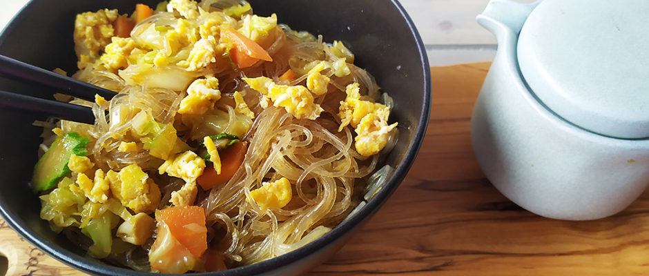 Noodles stir fried