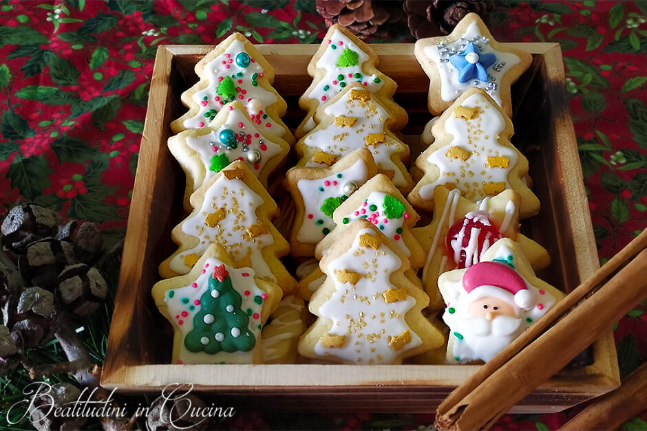 Biscotti di Natale glassati