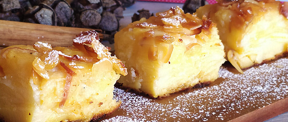 Torta invisibile alle mele