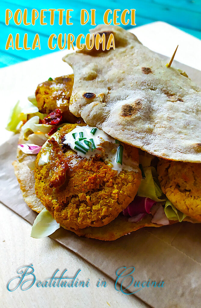 Polpette di ceci alla curcuma